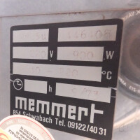 gebrauchter Wärmeschrank Memmert TV25u  bis 220°C, 13  Liter