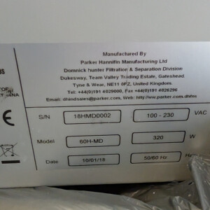 gebrauchter Wasserstoffgenerator Parker Balston Gas generator 60H-MD