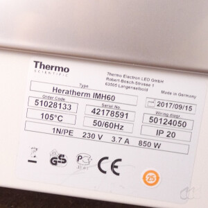 gebrauchter Umluft-Brutschrank Thermo HeraTherm IMH60  bis 105°C, 66 Liter