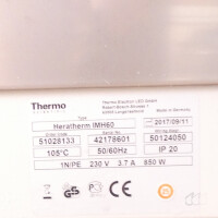 gebrauchter Umluft-Brutschrank Thermo HeraTherm IMH60  bis 105°C, 66 Liter