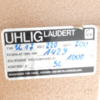 gebrauchter Tiegelofen Uhlig U17 bis 1000°C - tiptop