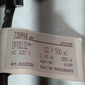 gebrauchte Heizhaube Heraeus PILZ für 500 mL Rundkolben Typ G2/500
