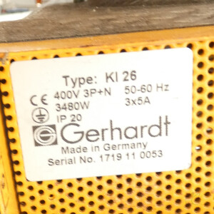 gebrauchte Reihenheizbank Gerhardt KI 26  für 6x 250-750 mL Rundkolben