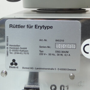gebrauchter Schüttler für Mikrotiterplatten Erytype Heidolph DSG 304/M4