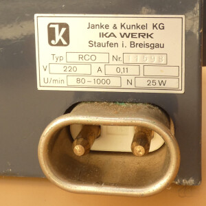 gebrauchtes Magnetrührgerät IKA RCO 1000 U/min 20W