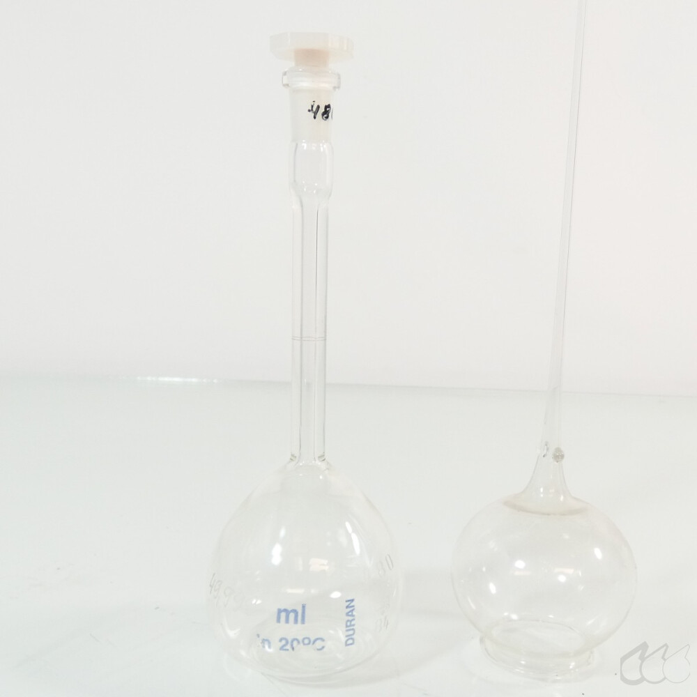 gebrauchtes, amtlich geeichtes Pyknometer 50 mL...