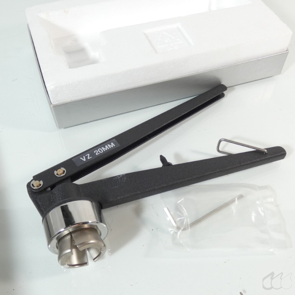 gebrauchte B&ouml;rdelzange Vial Crimper 20 mm...