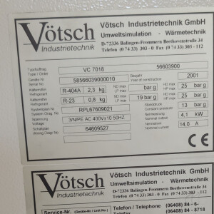 gebrauchter Klimaschrank Vötsch VC7018 190 Liter