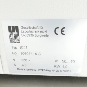 gebrauchtes Reihen-Wasserbad GFL 1041