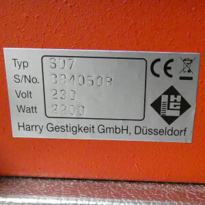 gebrauchtes Sandbad 36 x 36 cm GESTIGKEIT SD7 370°C