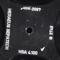 gebrauchter Rotor Heraeus #3748 HSA4.100  für Biofuge 15, 22, 28 R RS