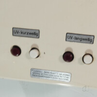 Analysenlampe Waldmann 600 352  ultraviolett - teildefekt