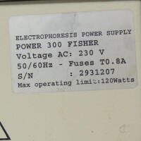 gebrauchtes Netzteil f. Elektrophorese Fisher Scientific Power 300