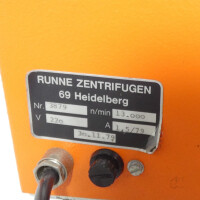 gebrauchte Zentrifuge Runne  für Eppendorfgefäße 13.000 U/Min