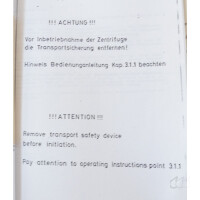 gebrauchte Zentrifuge Sigma 2-15 mit Universalrotor 11192