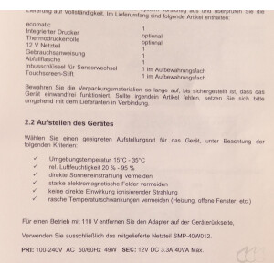 gebrauchtes Glukose-Messgerät CARE diagnostica ecomatic