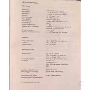 gebrauchtes Glukose-Messgerät CARE diagnostica ecomatic