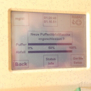 gebrauchtes Glukose-Messgerät CARE diagnostica ecomatic