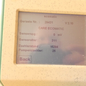 gebrauchtes Glukose-Messgerät CARE diagnostica ecomatic
