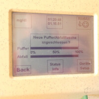 gebrauchtes Glukose-Messgerät CARE diagnostica ecomatic