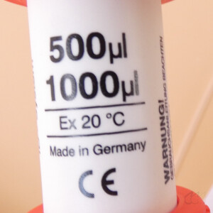 unbenutzter Dosierer Bio-Rad ID-Dispenser rot 009612