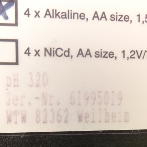 gebrauchtes pH-Meter wtw pH320 mit SenTix 50