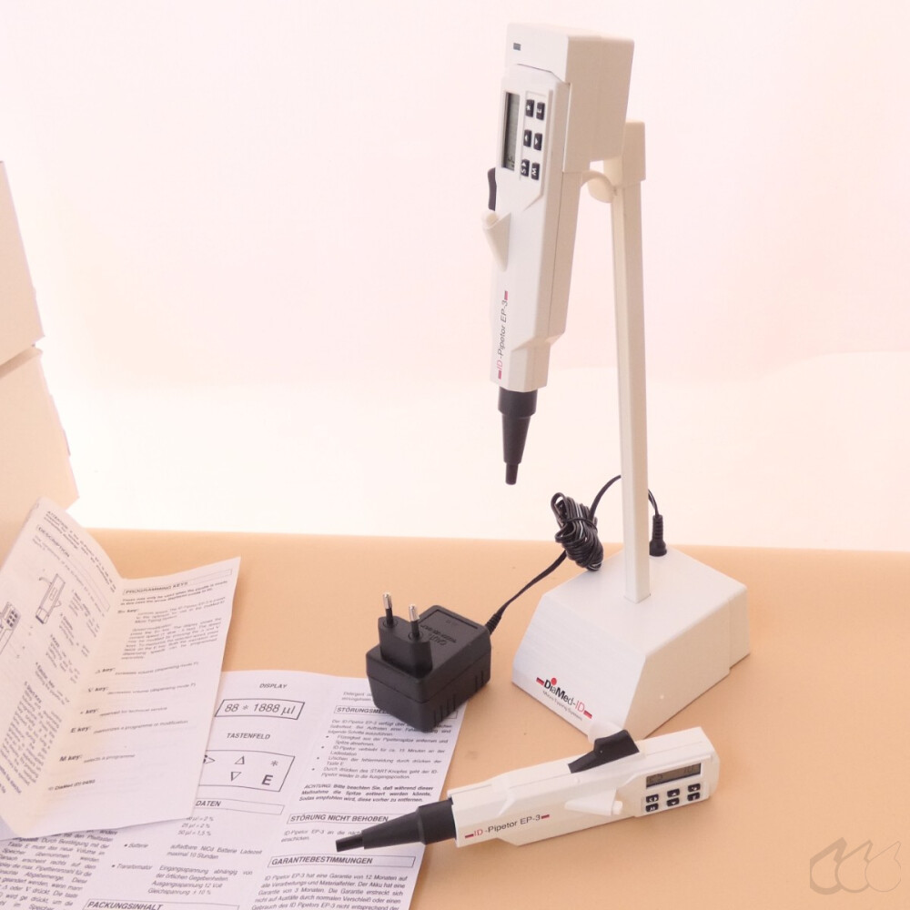 Set 2x DiaMed ID-Pipetor ID-3 mit Ladestation, neuwertig...