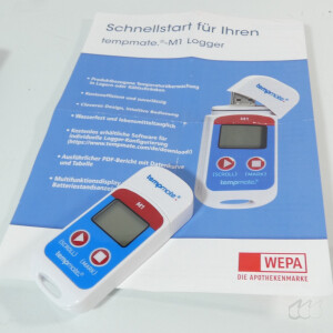 gebrauchter Temperatur-Datenlogger Tempmate M1 Digitalthermometer