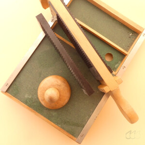 gebrauchtes Pillenbrett aus Apotheke