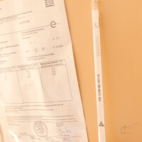 gebrauchtes, eichfähiges Tropfpunkt-Thermometer n. Ubbelohde  110°C 1°C-Teilung