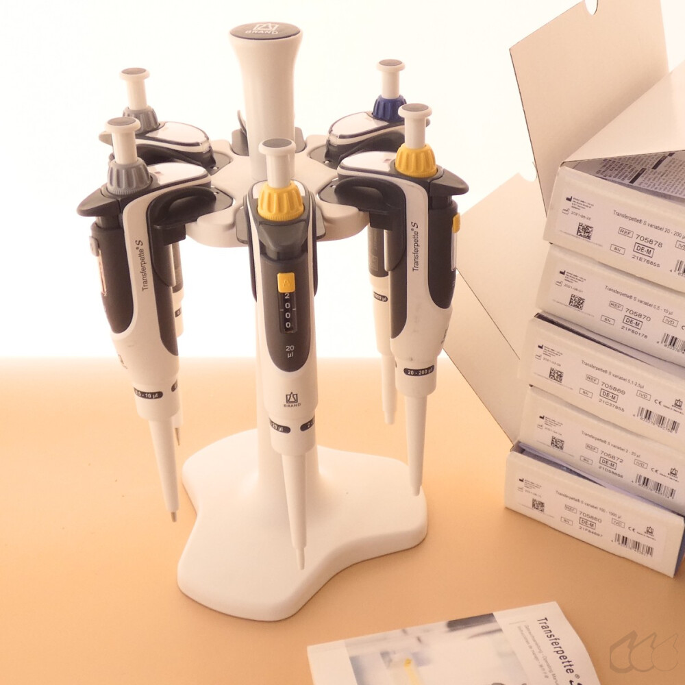 gebrauchtes Pipetten-Set Brand Transferpette S...