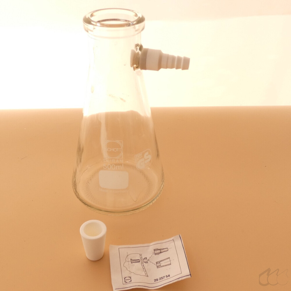 unbenutzte Schott Saugflasche 0,5 Liter f&uuml;r...