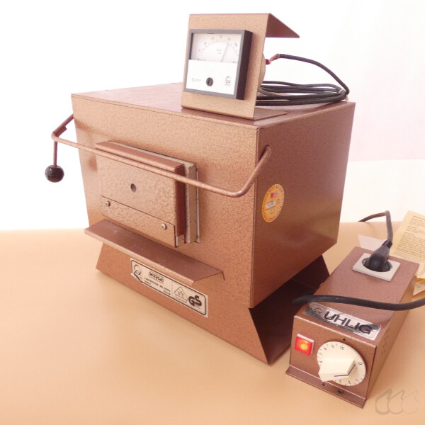 gebrauchter Tiegelofen Uhlig U17 bis 1000°C mit Thermometer