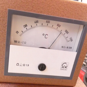 gebrauchter Tiegelofen Uhlig U17 bis 1000°C mit Thermometer