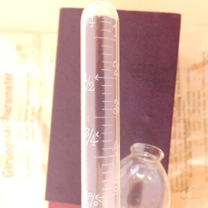gebrauchtes Gährungssaccharometer um 1900, ovp