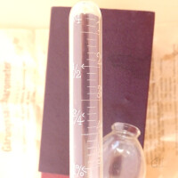 gebrauchtes Gährungssaccharometer um 1900, ovp