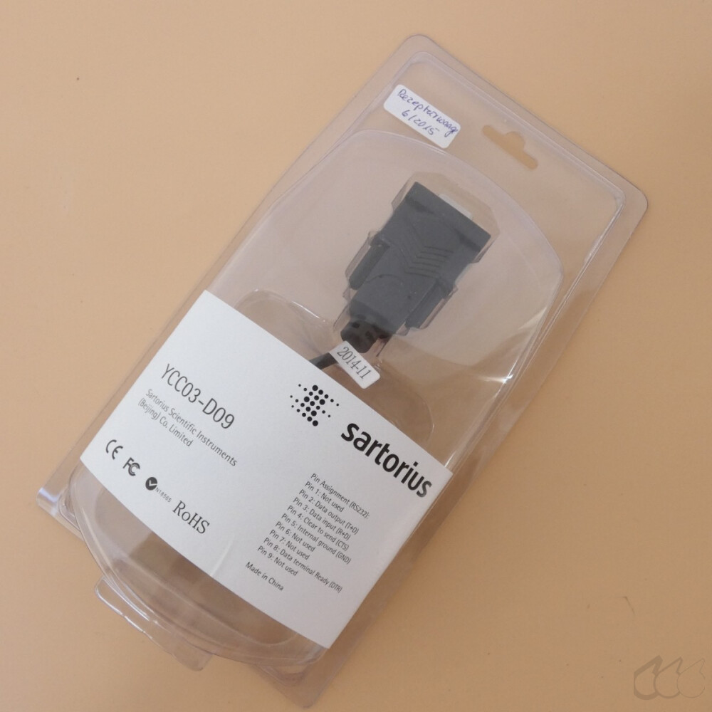 unbenutztes Datenkabel Sartorius YCC03-D09 mini-USB /...