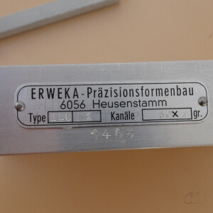 gebrauchte Suppositorien-Gießform 50x 1g Zäpfchengießform ERWEKA