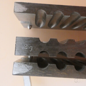 gebrauchte Suppositorien-Gießform für 12x 2g Zäpfchengießform