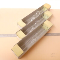 3 neuwertige Ubbelohde-Viskosimeter Kapillare I, II und III 0,3-1000 cSt