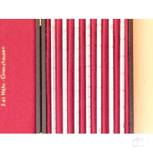 gebrauchter Thermometersatz aus Apotheke, eichfähig, Anschützthermometer 0...360°C (16.08)