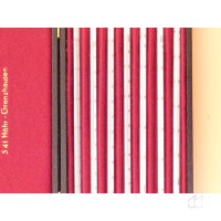 gebrauchter Thermometersatz aus Apotheke, eichfähig, Anschützthermometer 0...360°C (16.08)