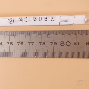 gebrauchtes, eichfähiges Tropfpunktthermometer n. Ubbelohde 110°C 1°C-Teilung