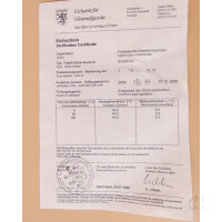 gebrauchtes, eichfähiges Tropfpunktthermometer n. Ubbelohde 110°C 1°C-Teilung