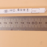 gebrauchtes, eichfähiges Tropfpunktthermometer n. Ubbelohde 110°C 1°C-Teilung