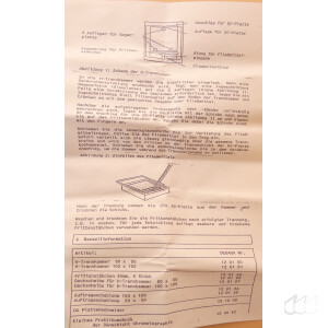 neuwertige desaga 120150 DC-Kammer 5x5 cm H-Trennkammer