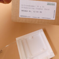 neuwertige desaga 120150 DC-Kammer 5x5 cm H-Trennkammer