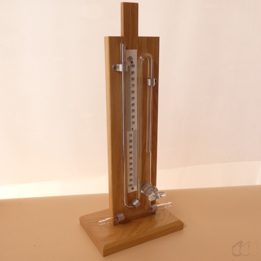gebrauchtes Bennert Spiegelglasmanometer Vakuumanzeige...