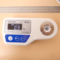 digitales Handrefraktometer Atago PR-101α Palette NFC 0-45 Brix