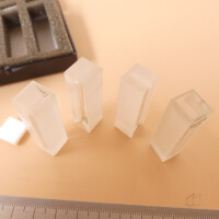 4x gebrauchte Mikroküvette 10 mm Hellma 104-OS